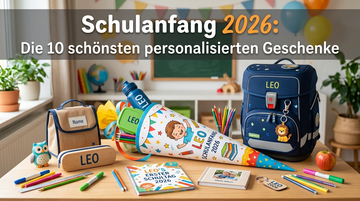 Schulanfang 2026: Die 10 schönsten personalisierten Geschenke