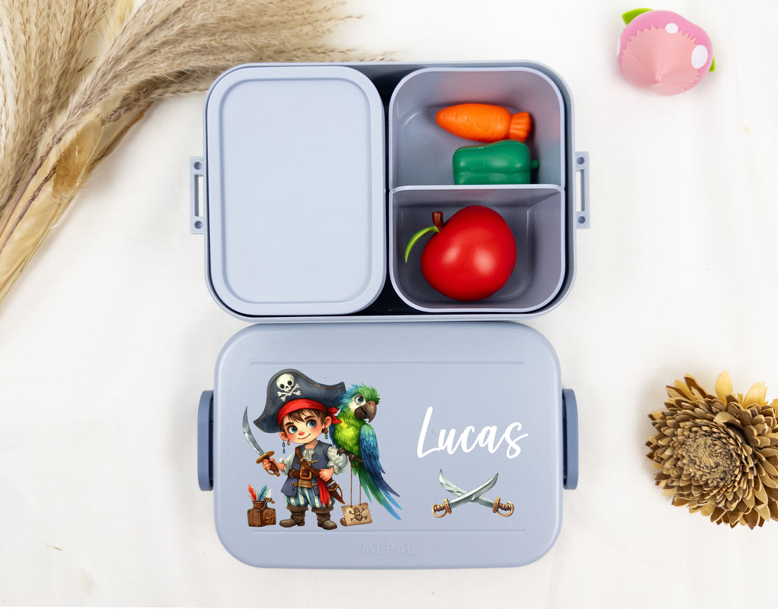Personalisierte brotdose fur kinder mit piraten