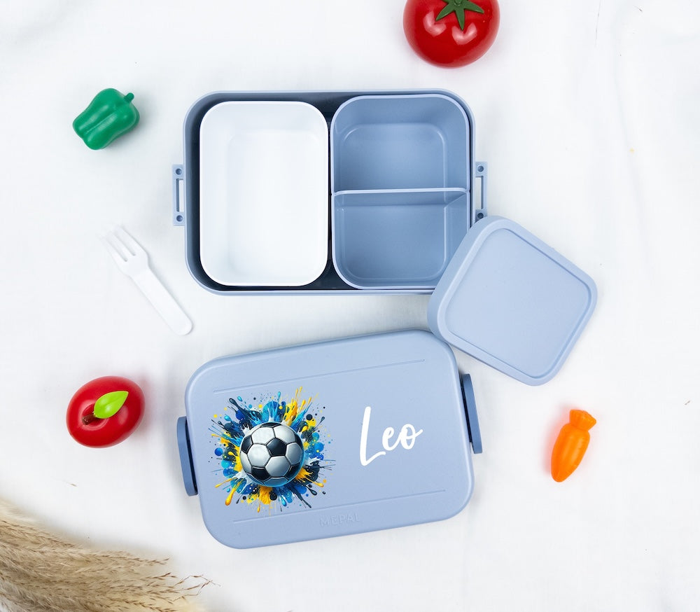 Brotdose kinder mit Fußball Motiv