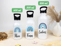 personalisierte trinkflasche kinder - Regenbogen Junge