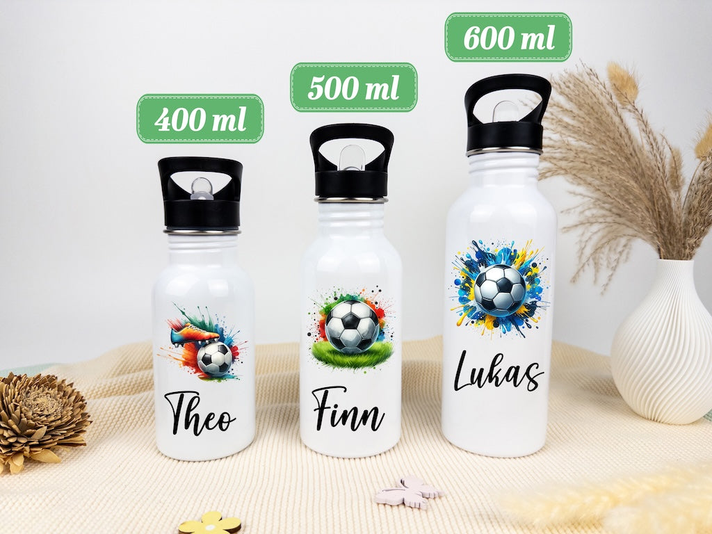 personalisierte trinkflasche kinder - Fußball