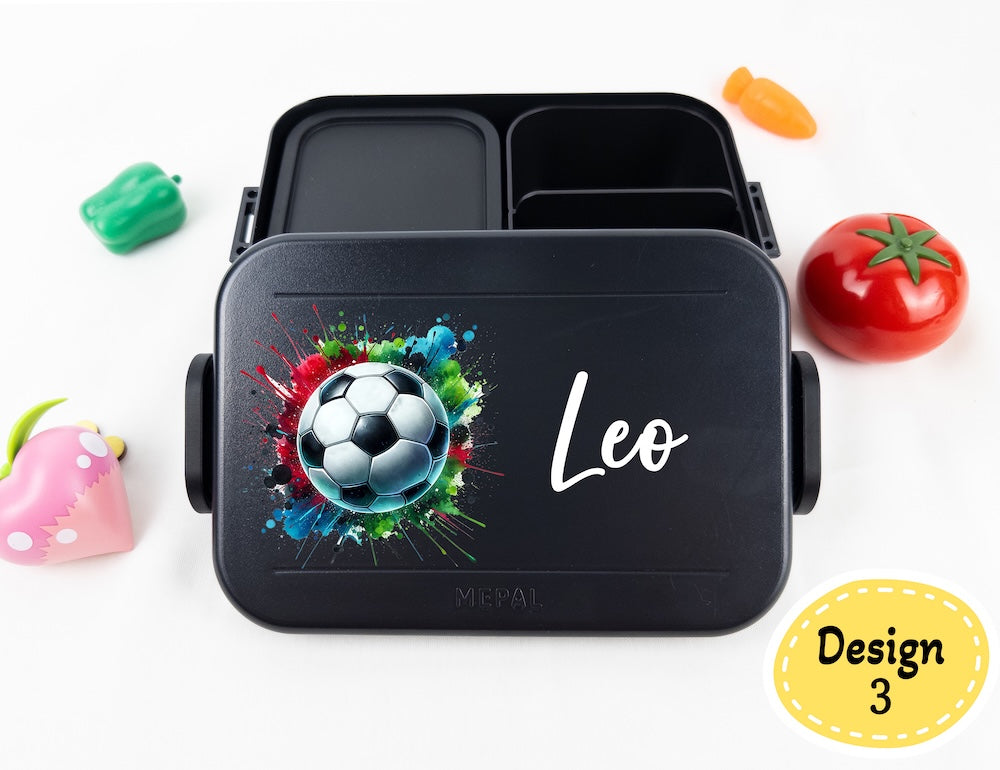 Brotdose kinder mit Fußball Motiv